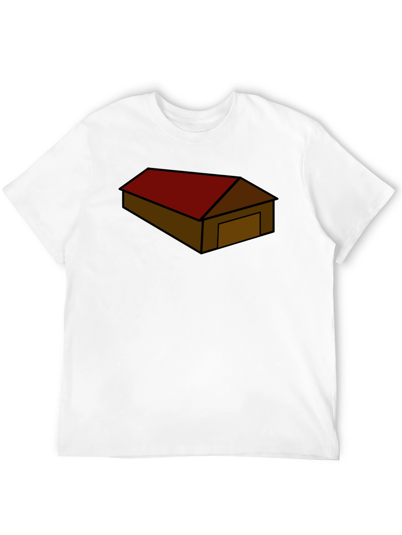 Barn Graphic T-Shirt - Black Casual Tee