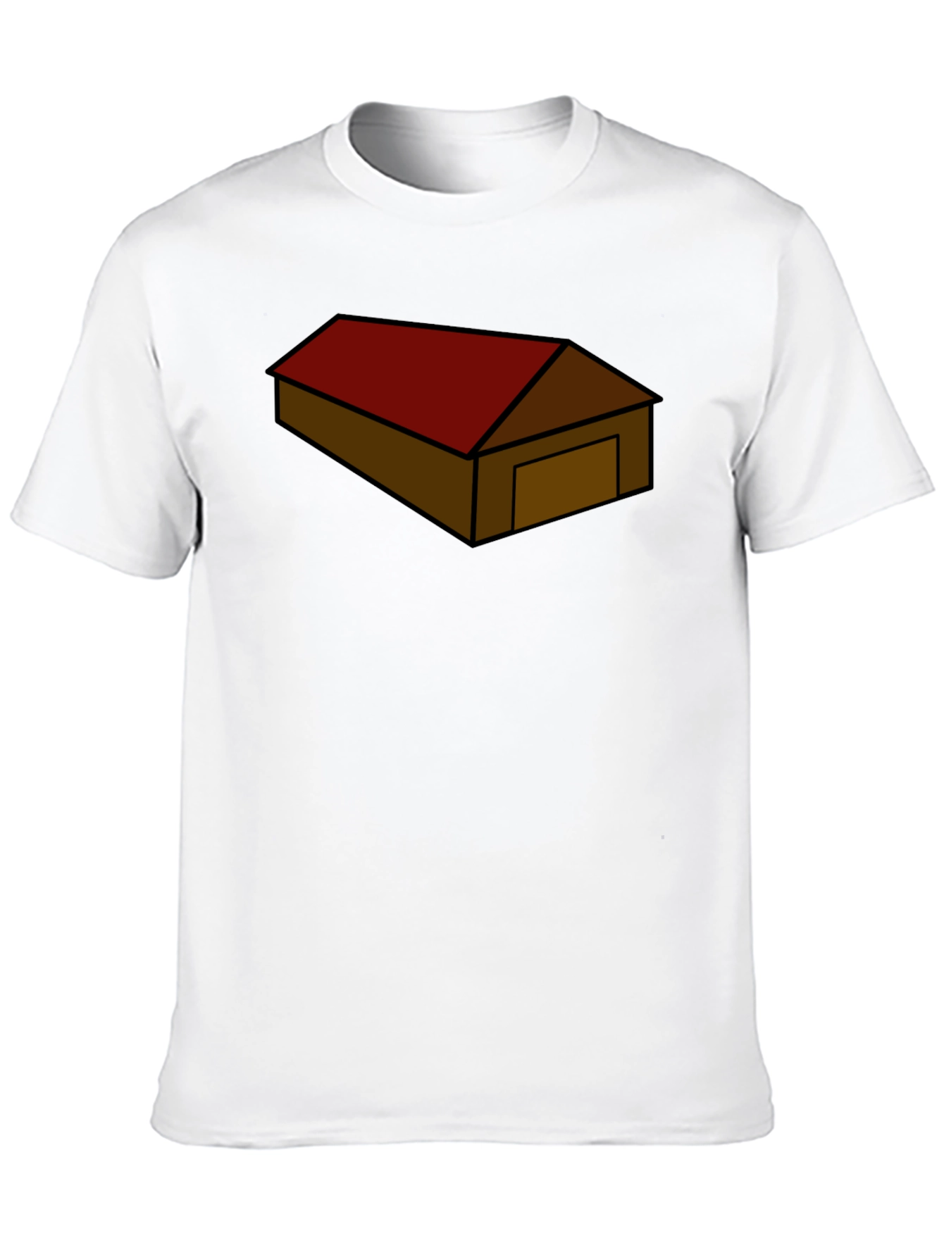 Barn Graphic T-Shirt - Black Casual Tee