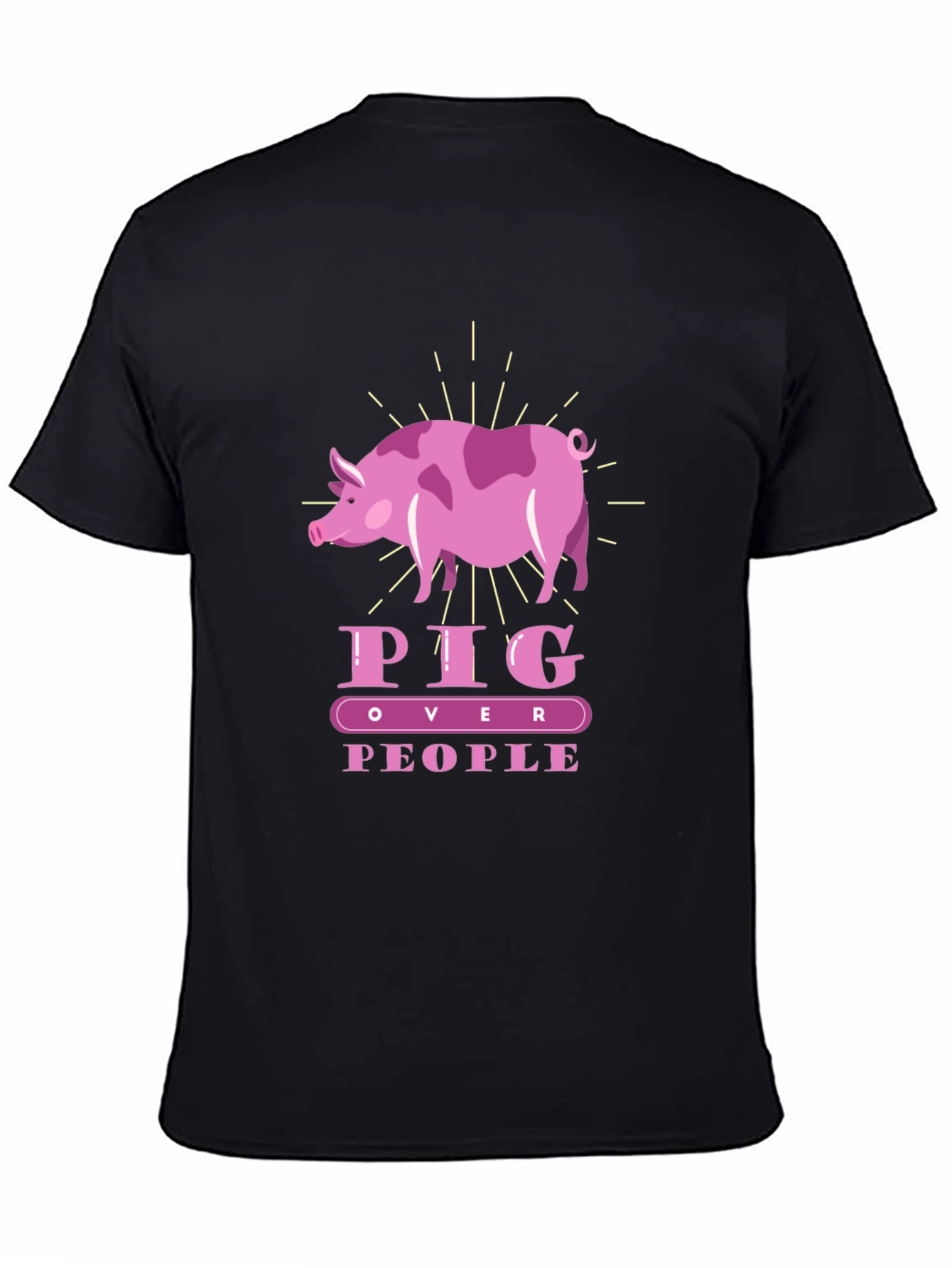 Pig Over People T-Shirt | Animal Lover Tee