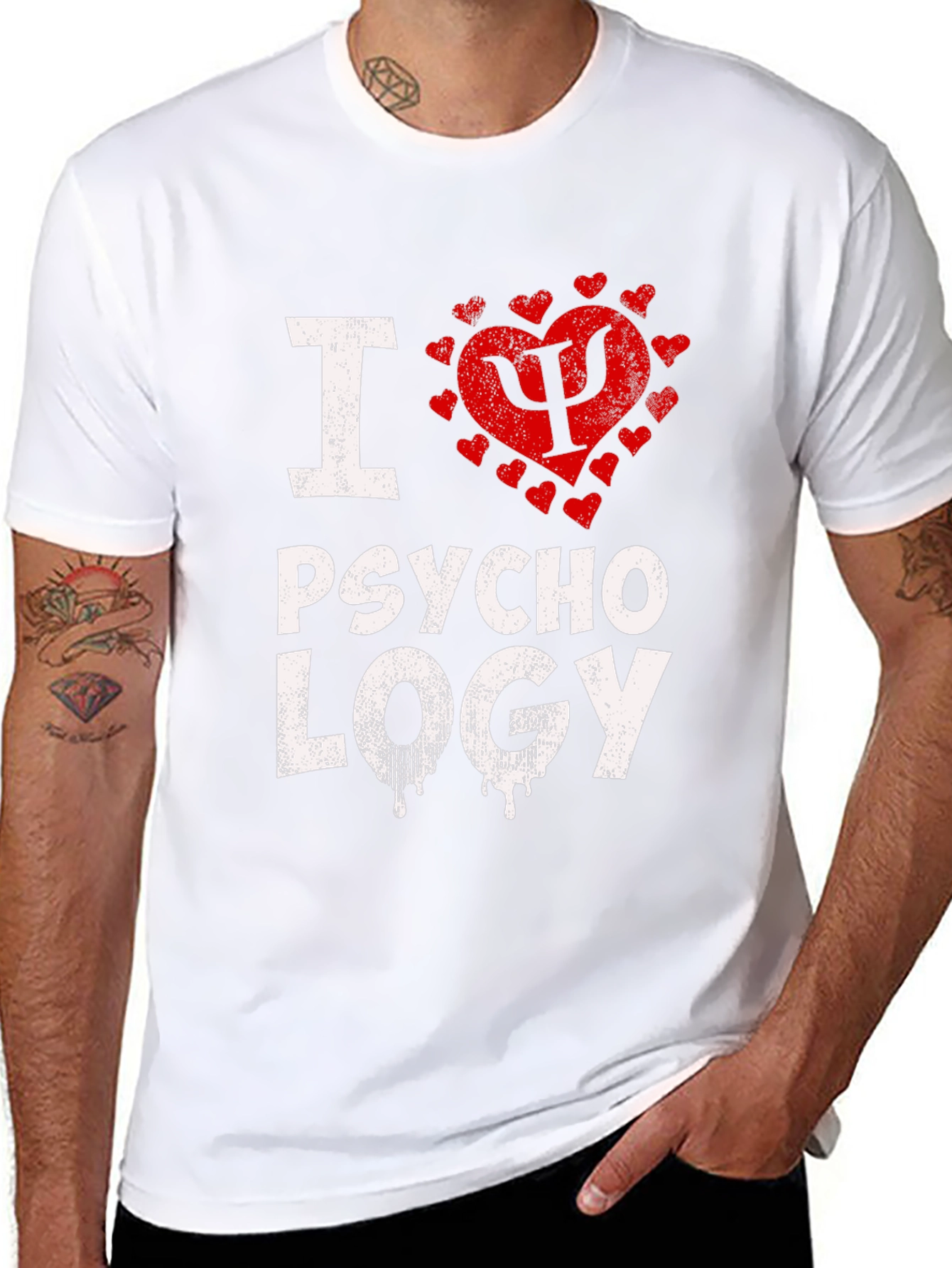 I Heart Psychology T-Shirt - Stylish & Unique Design