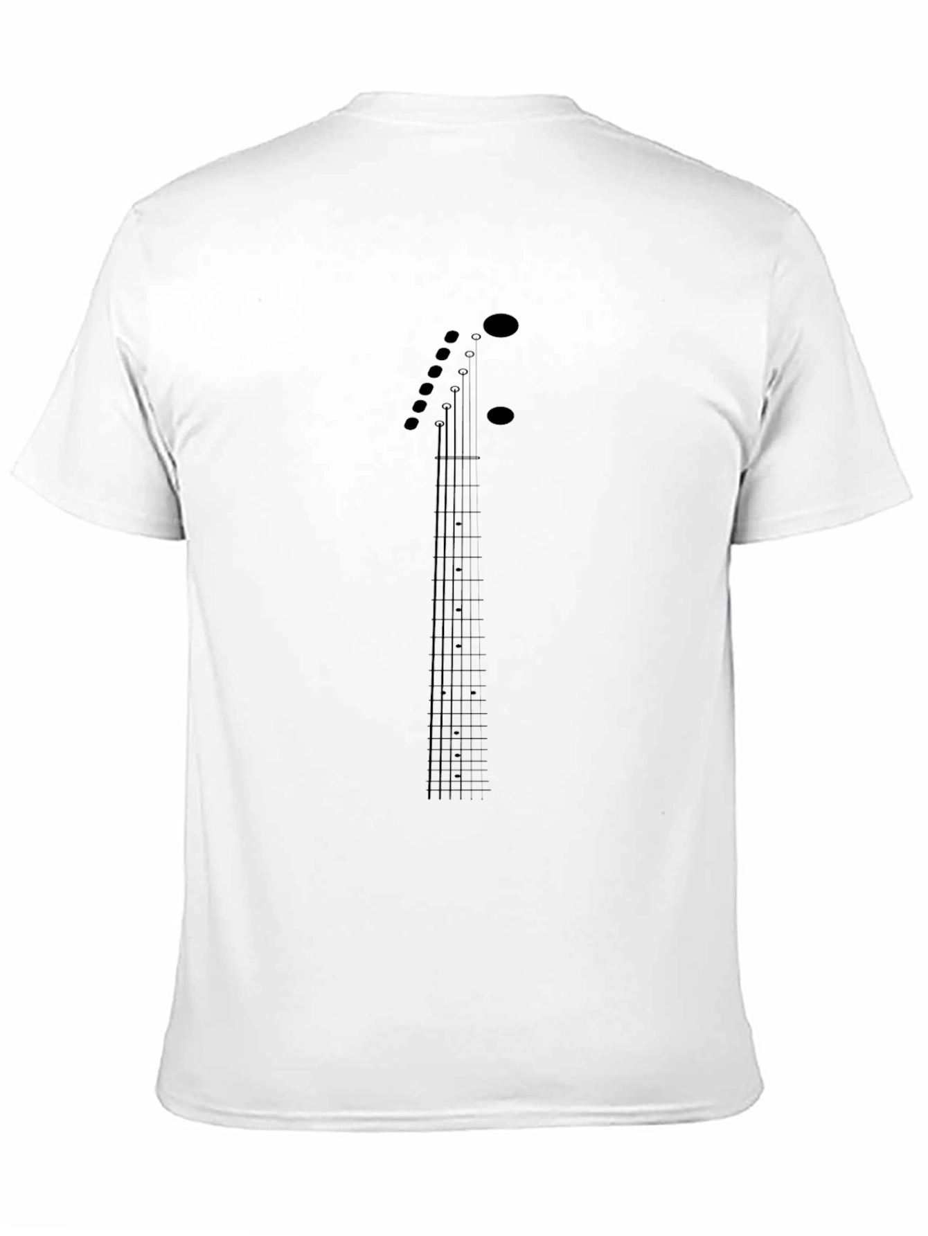 Guitar Fretboard Graphic Tee - Black