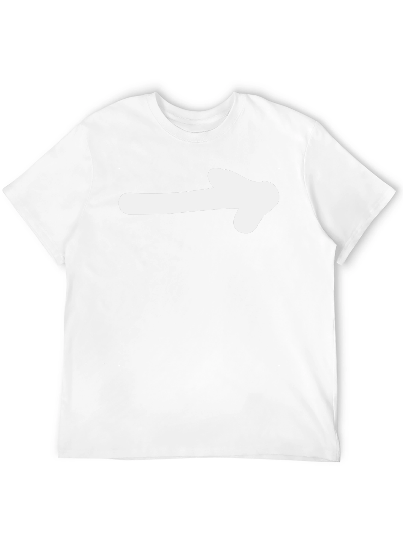Right Arrow Graphic T-Shirt - Black