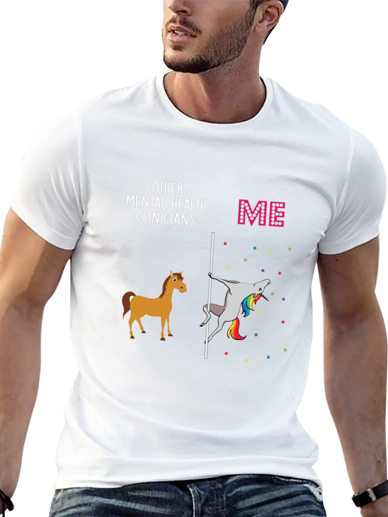 Mental Health Clinician T-Shirt Novelty Graphic Tee