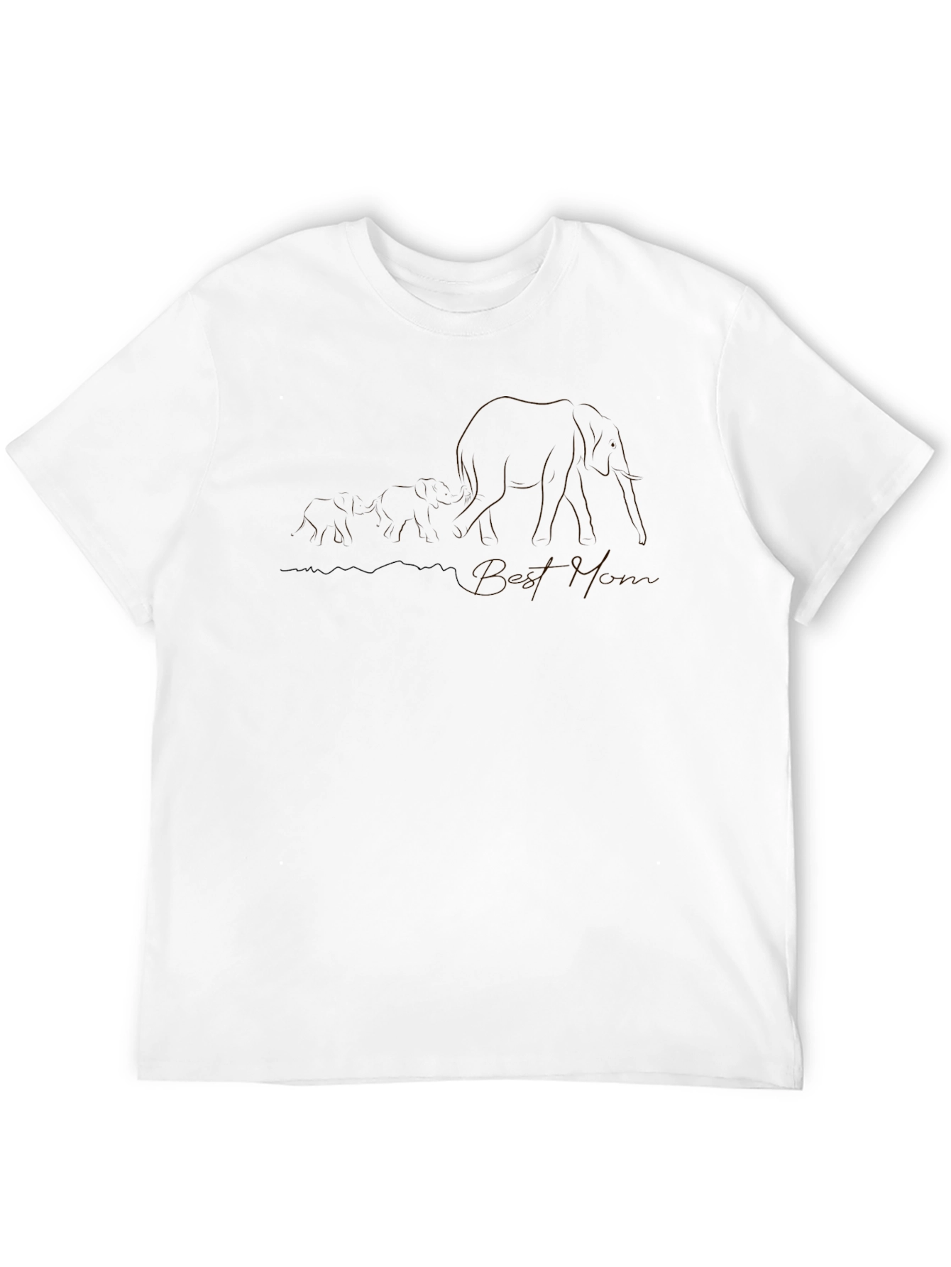 Mens Black Short Sleeve Casual T-Shirt