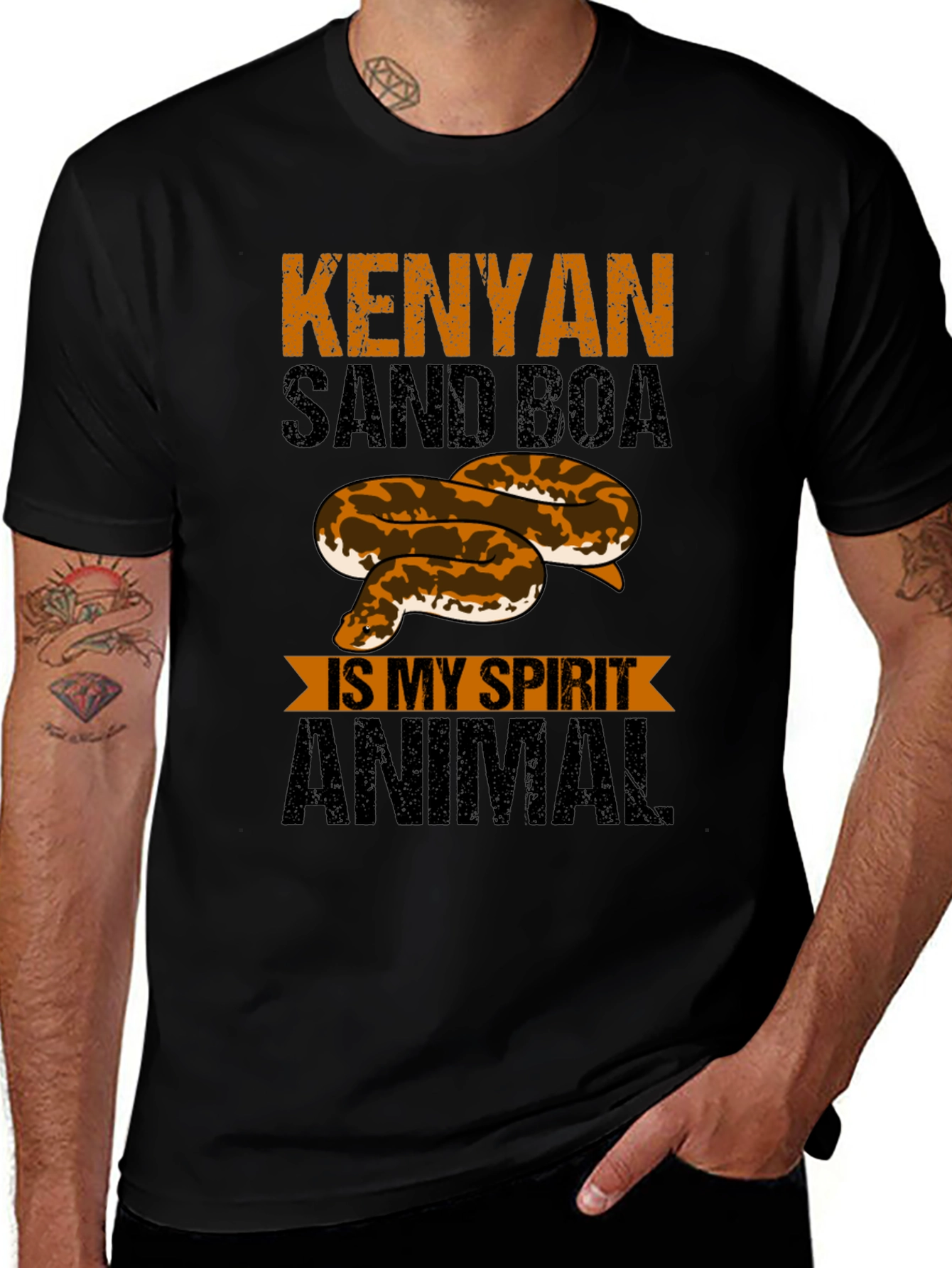 Kenyan Sand Boa Spirit Animal T-Shirt