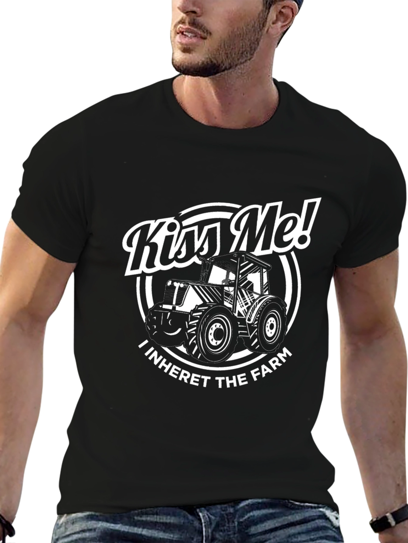 Kiss Me I Inherit the Farm T-Shirt