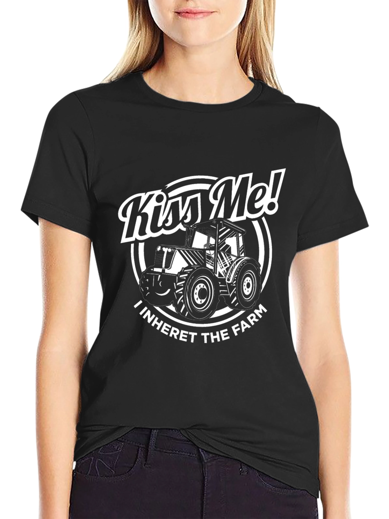 Kiss Me I Inherit the Farm T-Shirt