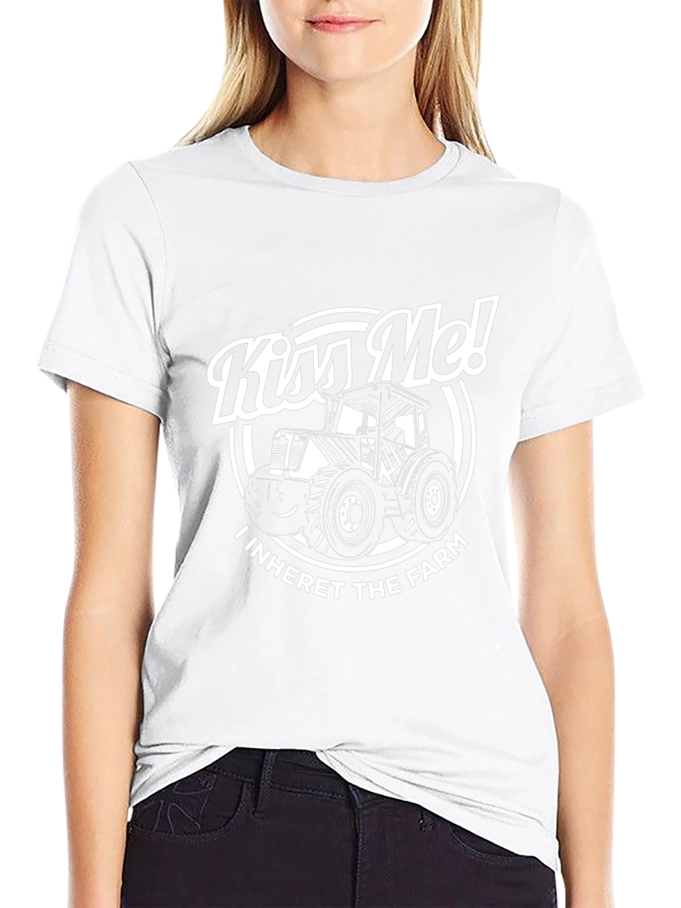 Kiss Me I Inherit the Farm T-Shirt