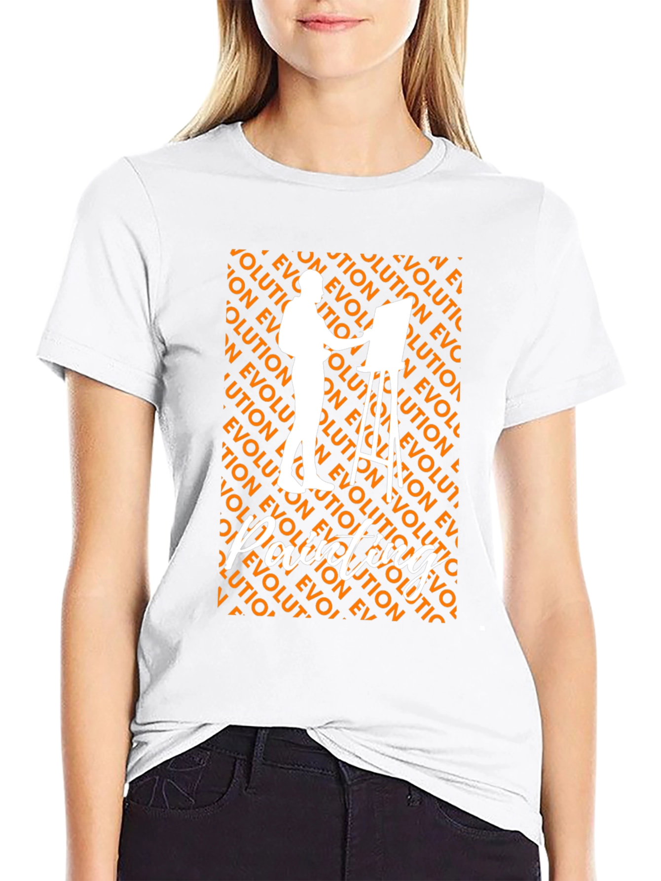 Evolution of Painting Artist Graphic Tee