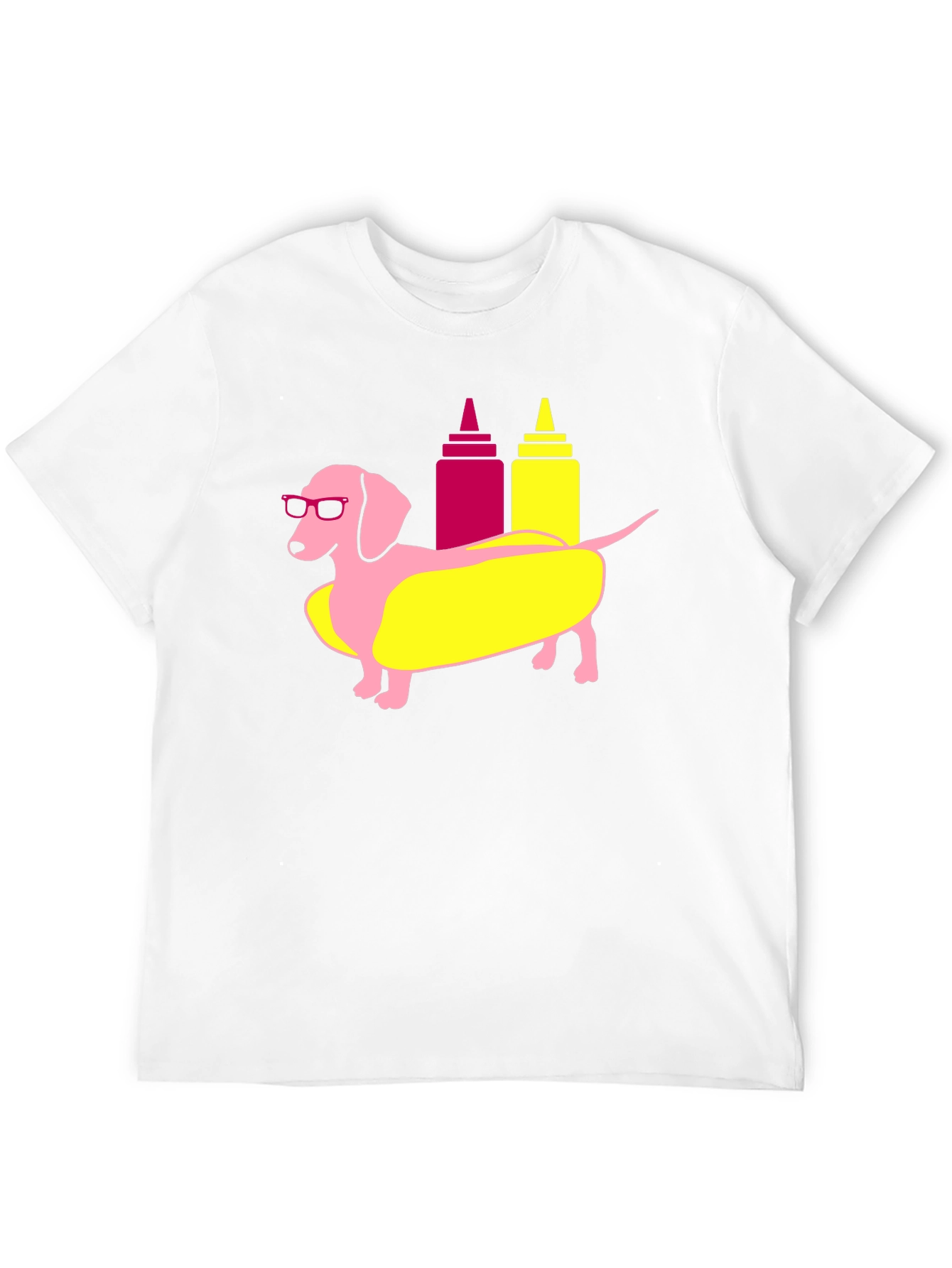 Dachshund Hotdog T-Shirt Funny Weiner Dog Tee