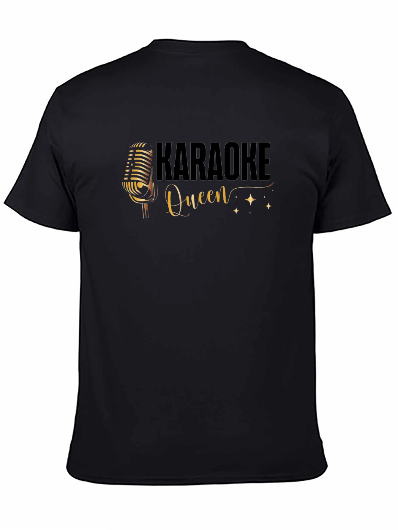 Karaoke Queen Black T-Shirt
