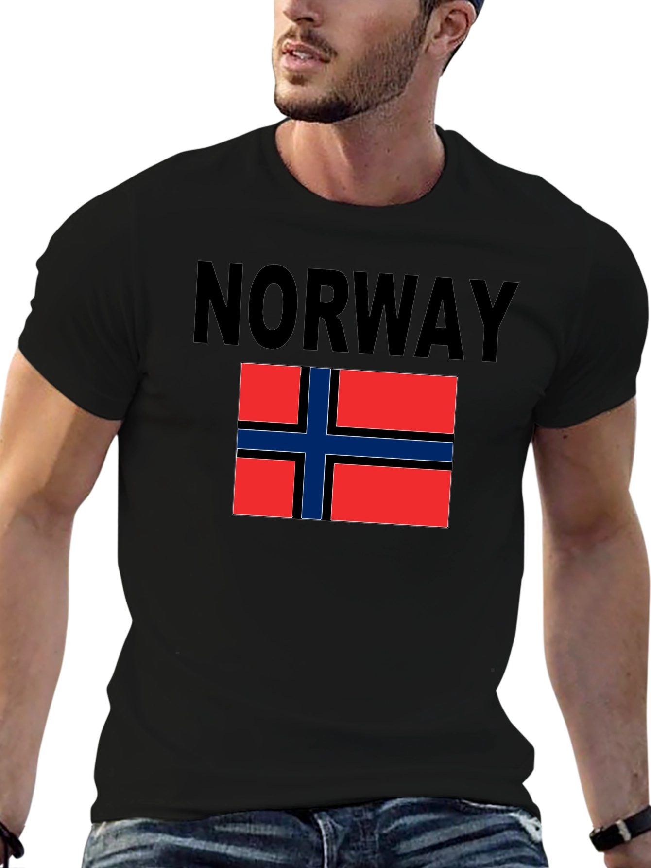 Norway Flag Graphic T-Shirt | Travel Souvenir