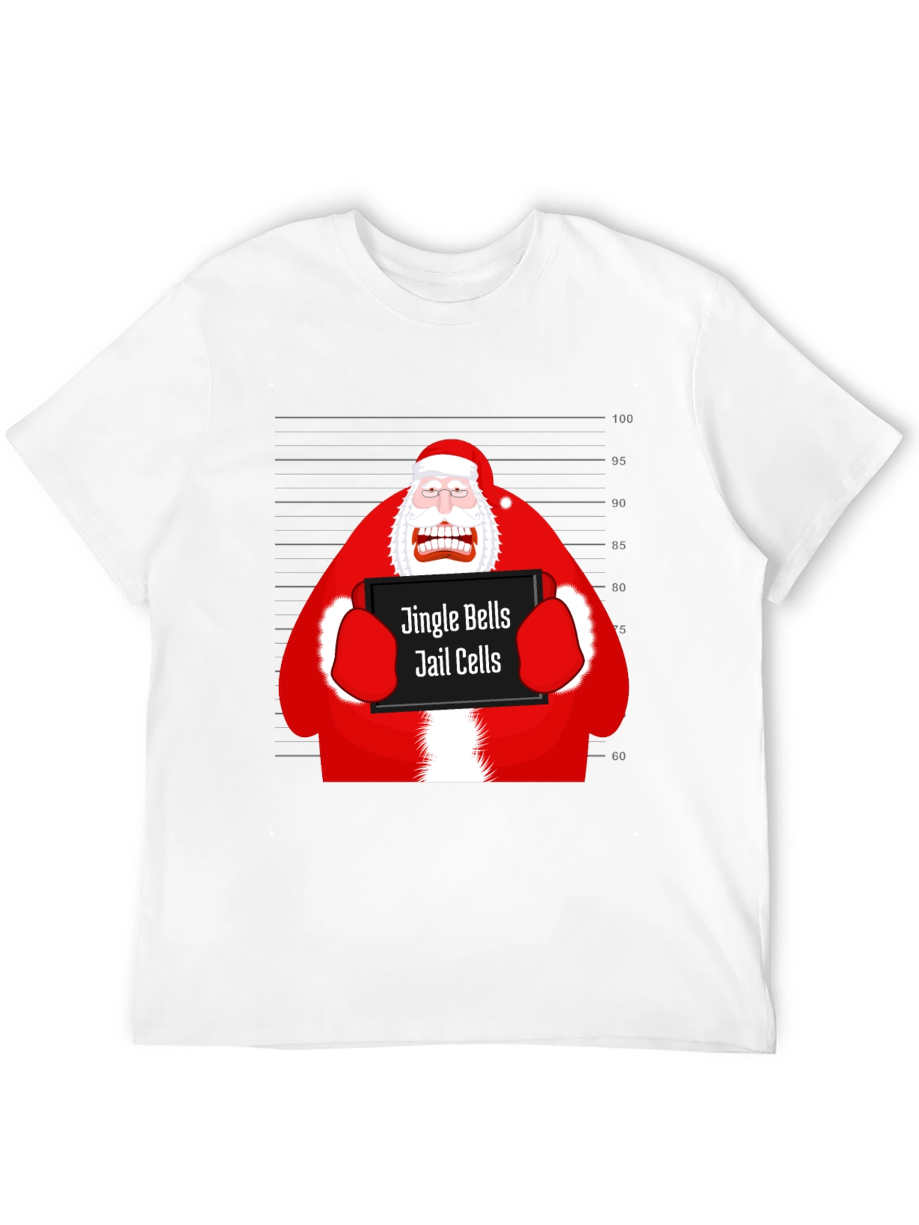 Jingle Bells Jail Cells Graphic T-Shirt