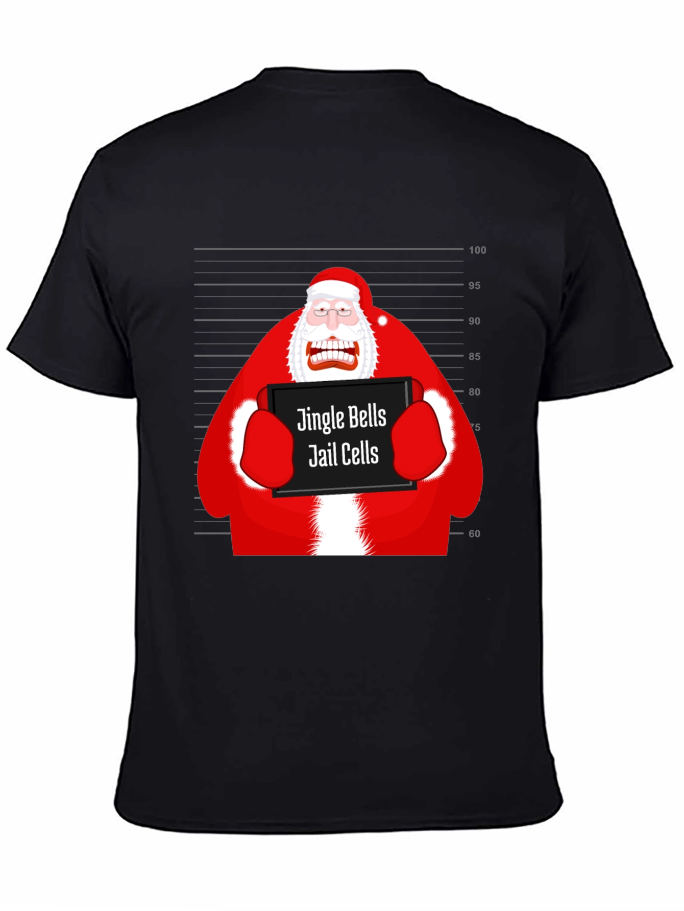 Jingle Bells Jail Cells Graphic T-Shirt