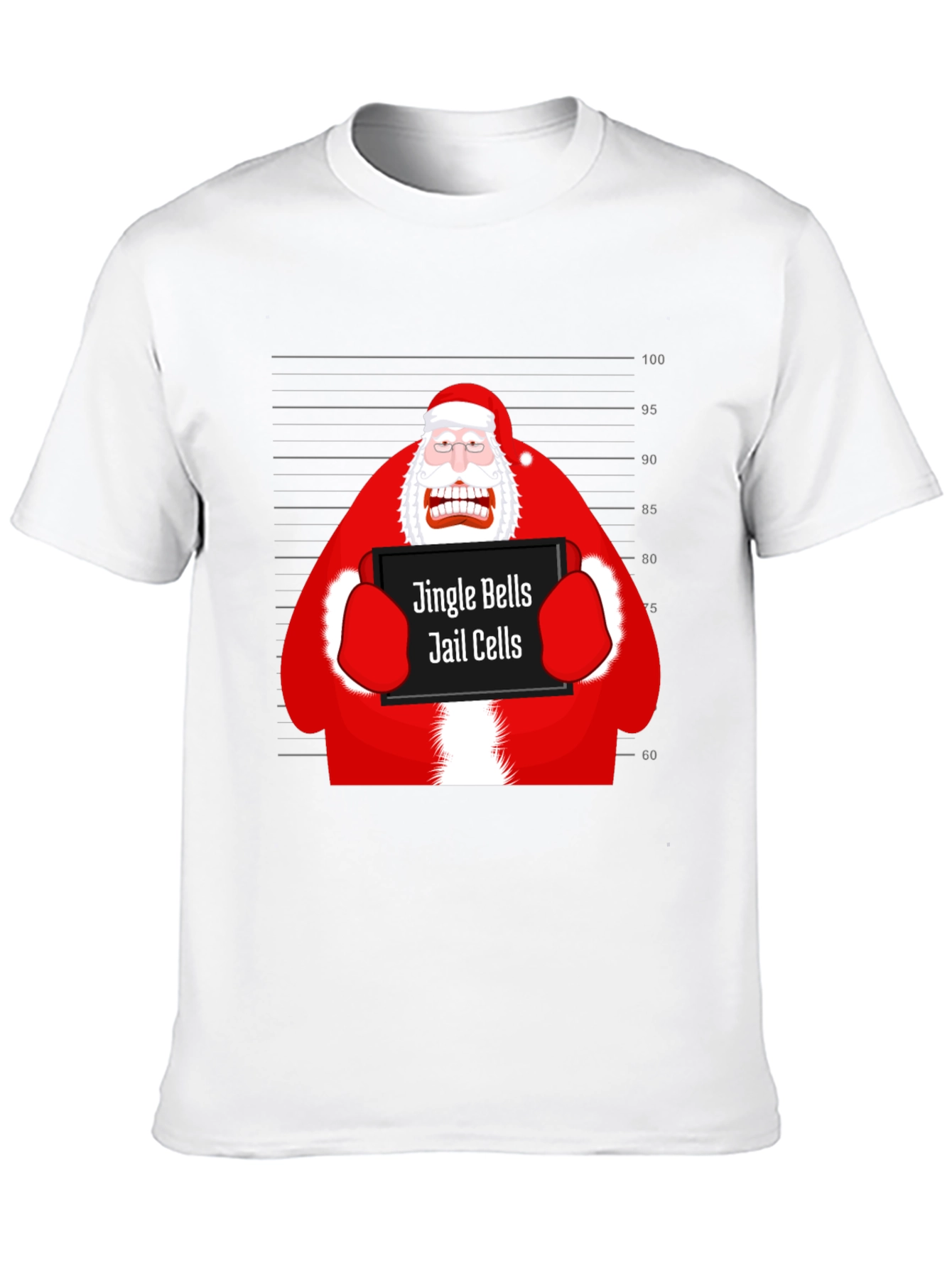 Jingle Bells Jail Cells Graphic T-Shirt