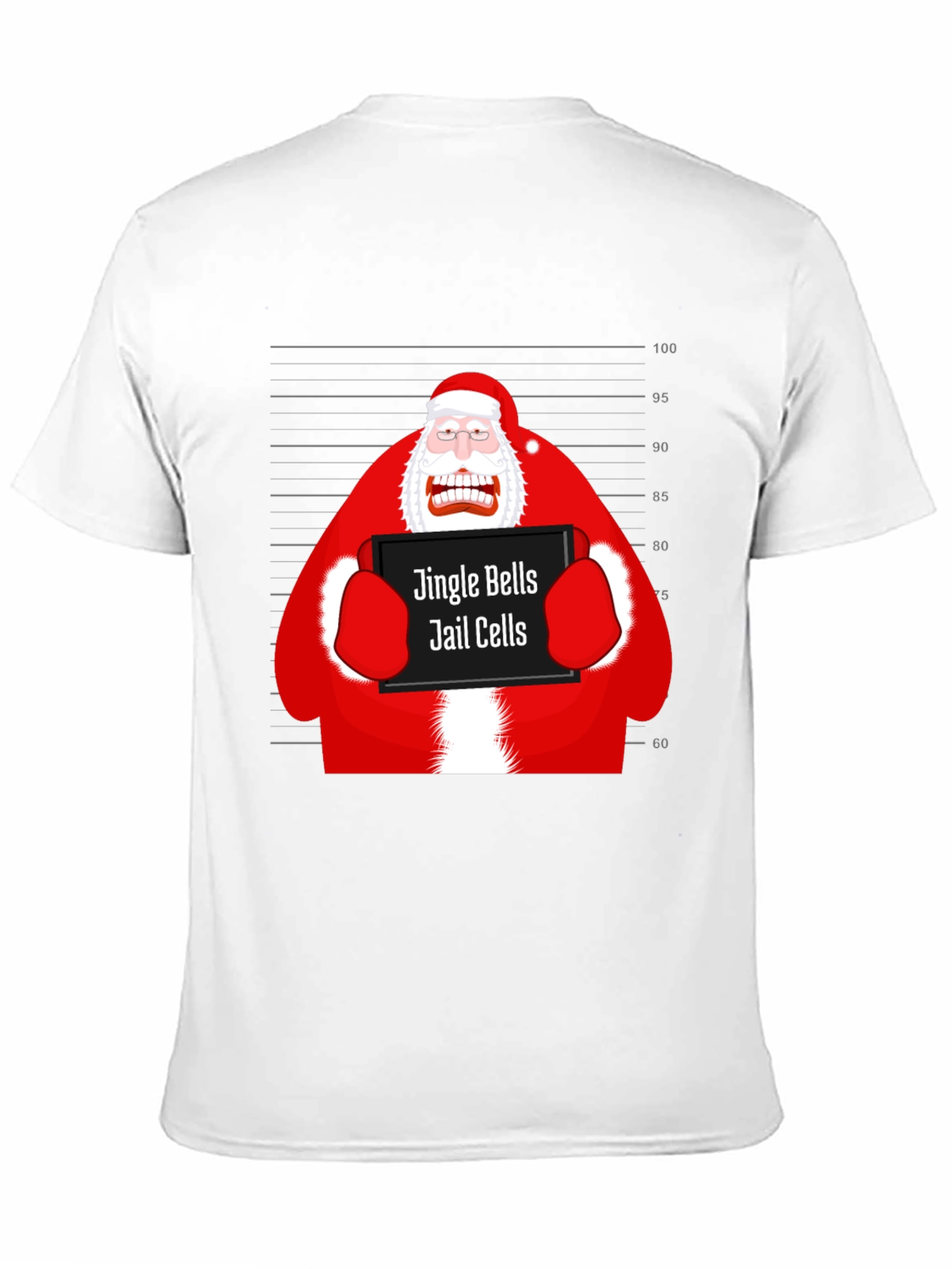 Jingle Bells Jail Cells Graphic T-Shirt