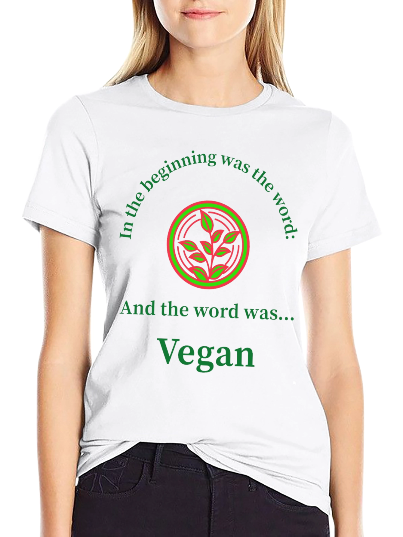 Vegan T-Shirt: The Beginning Was the Word
