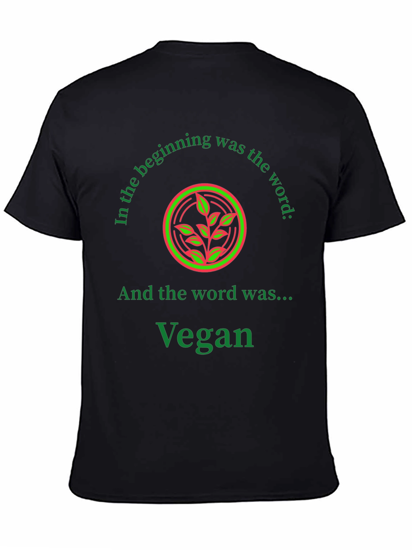 Vegan T-Shirt: The Beginning Was the Word