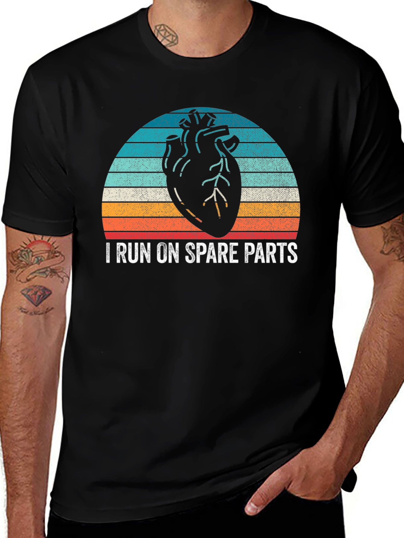 I Run On Spare Parts Graphic T-Shirt