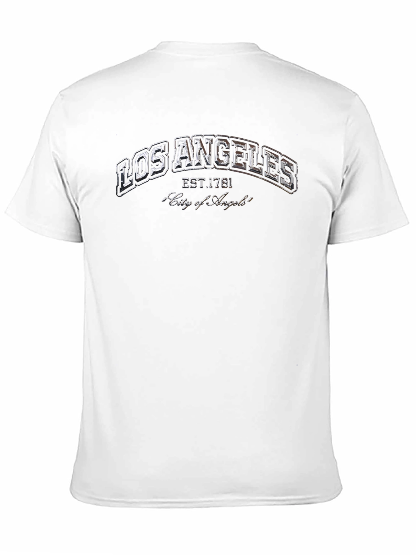 Los Angeles Est. 1781 City of Angels Black T-Shirt