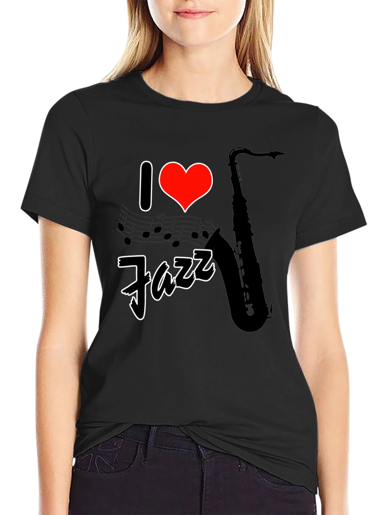 I Love Jazz T-Shirt - Music Lovers Tee