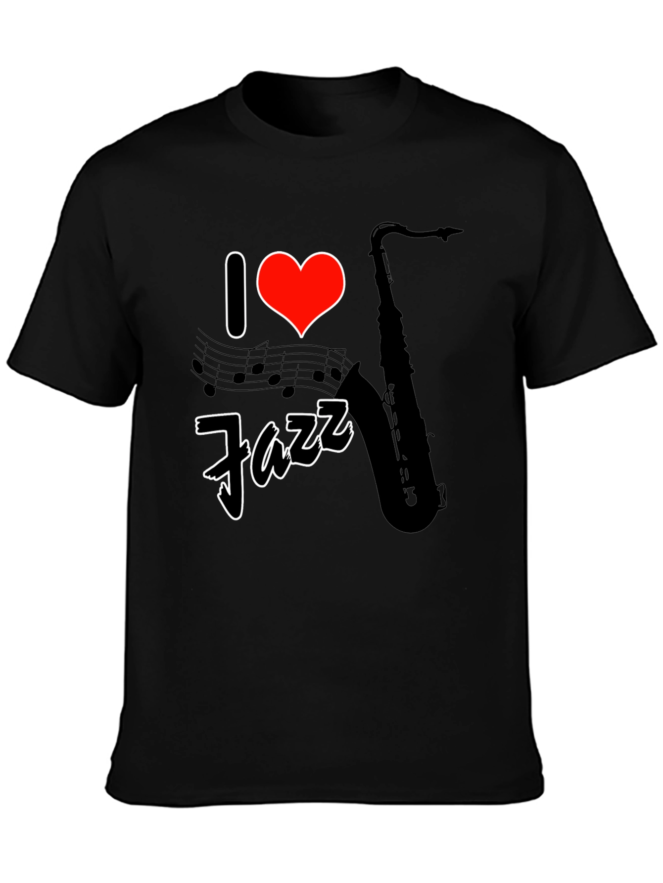 I Love Jazz T-Shirt - Music Lovers Tee