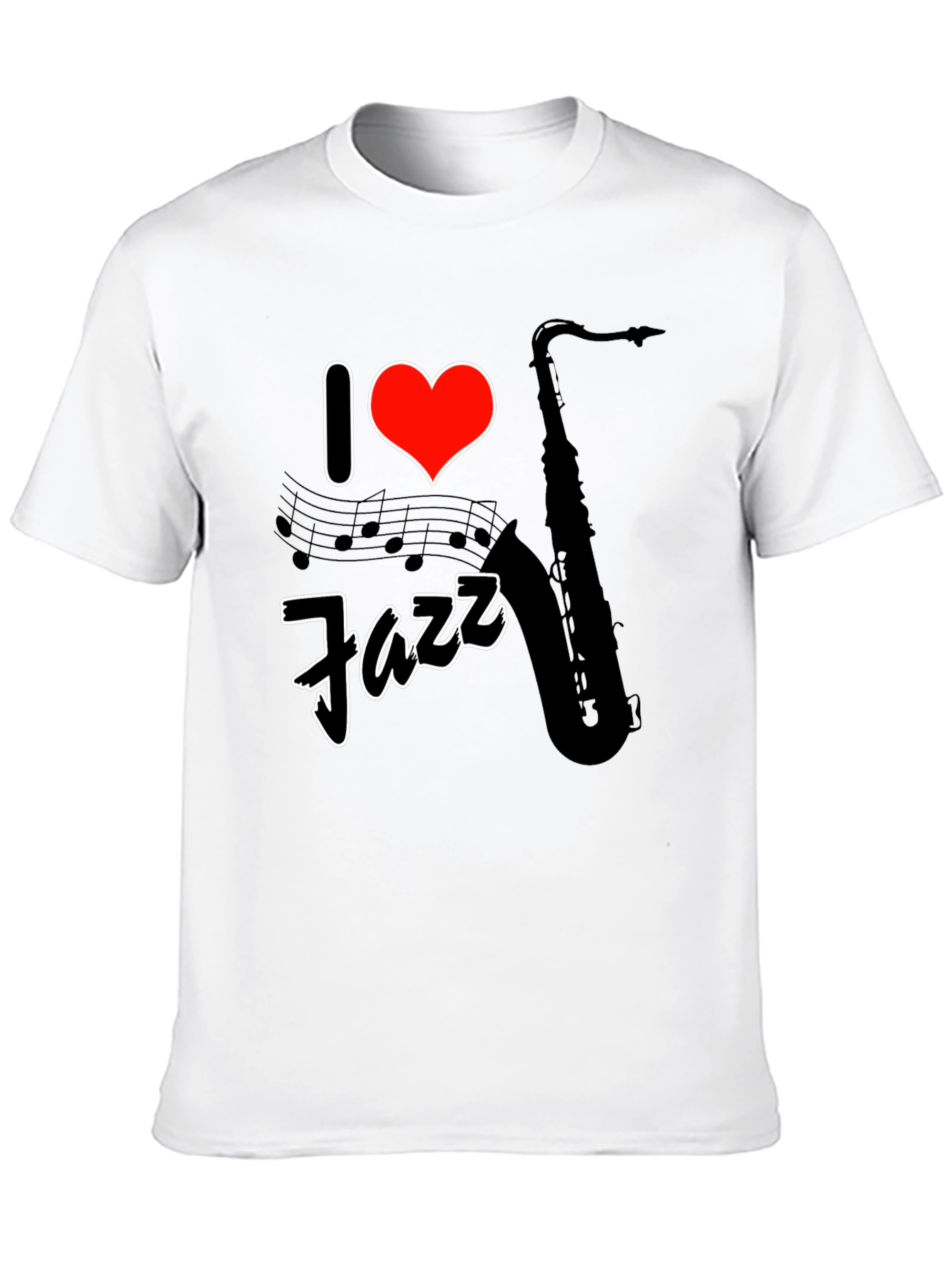 I Love Jazz T-Shirt - Music Lovers Tee