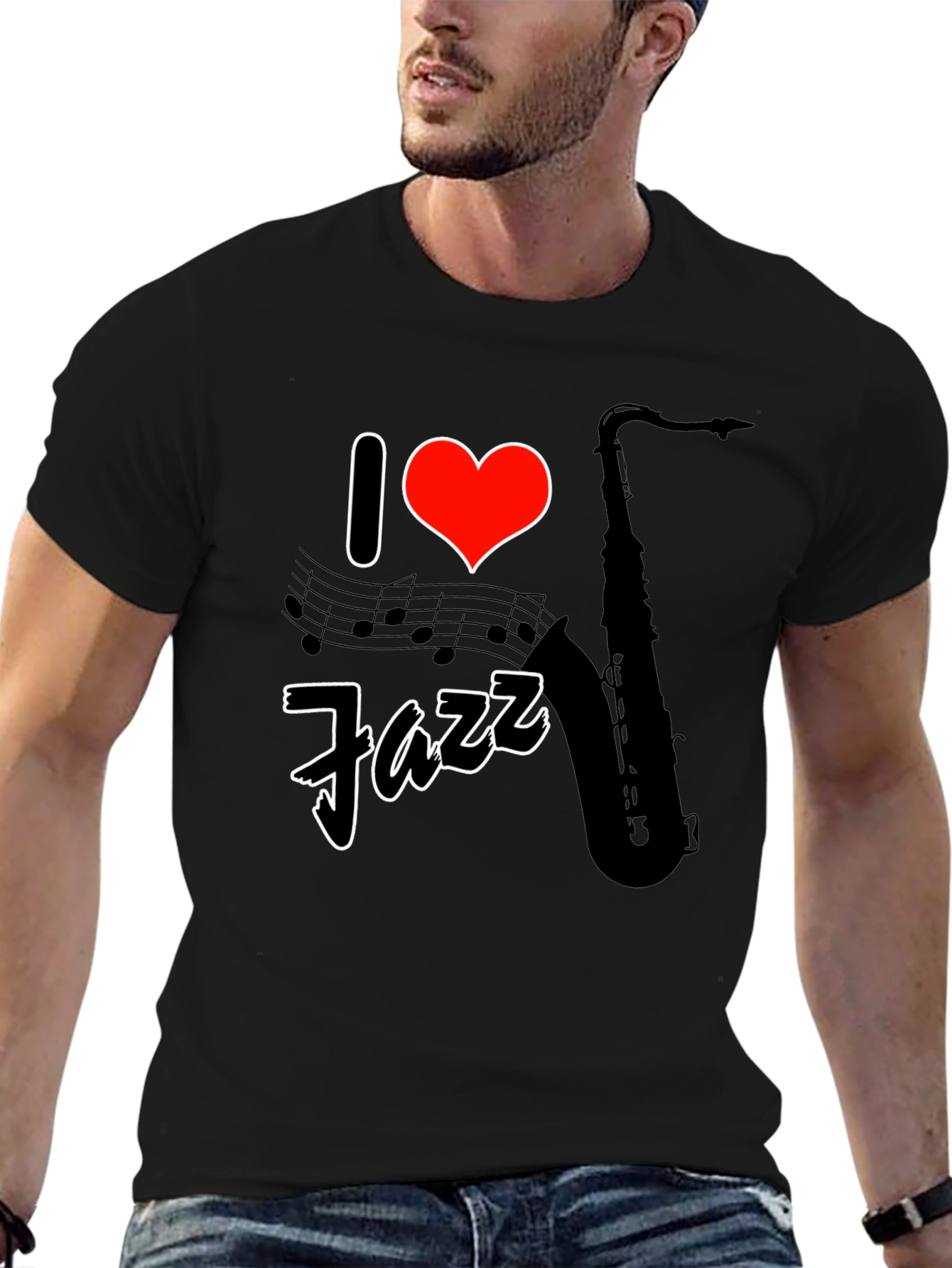 I Love Jazz T-Shirt - Music Lovers Tee