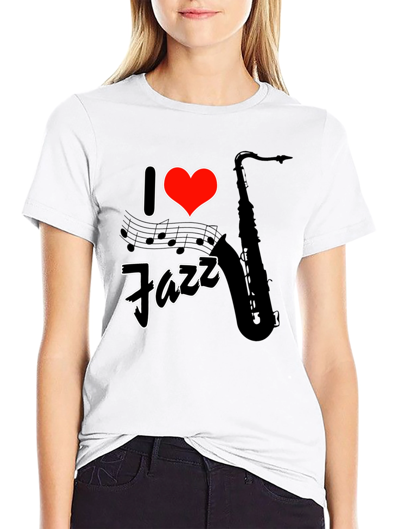 I Love Jazz T-Shirt - Music Lovers Tee