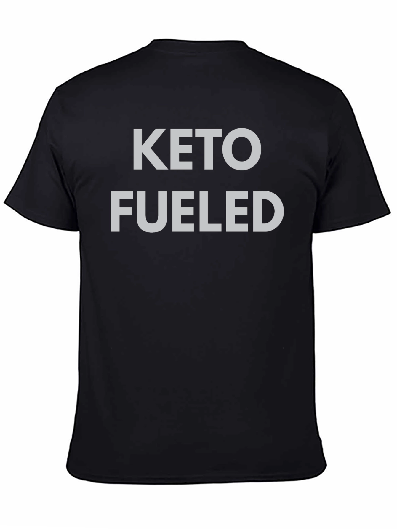 Keto Fueled Black T-Shirt - Fitness Apparel