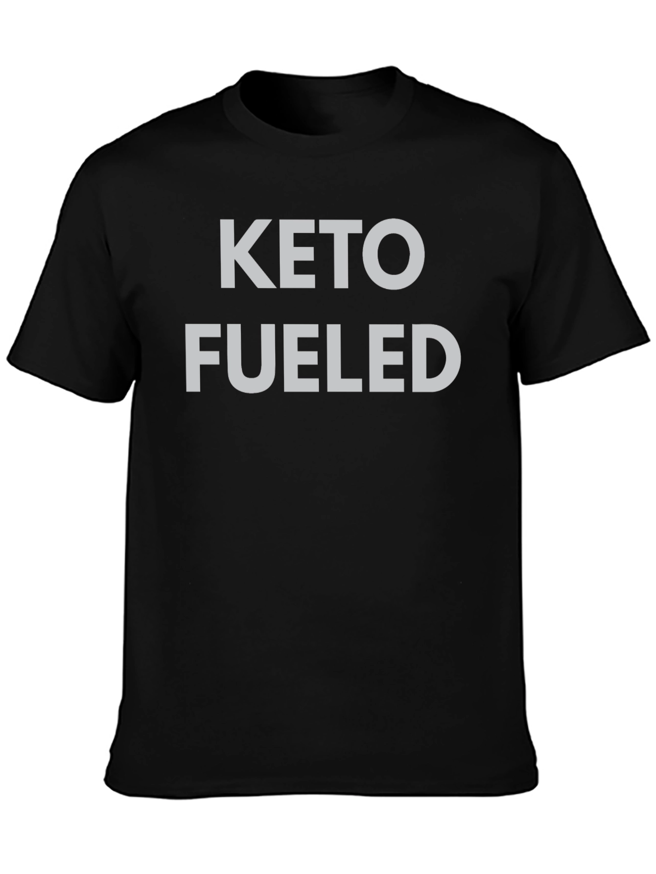 Keto Fueled Black T-Shirt - Fitness Apparel