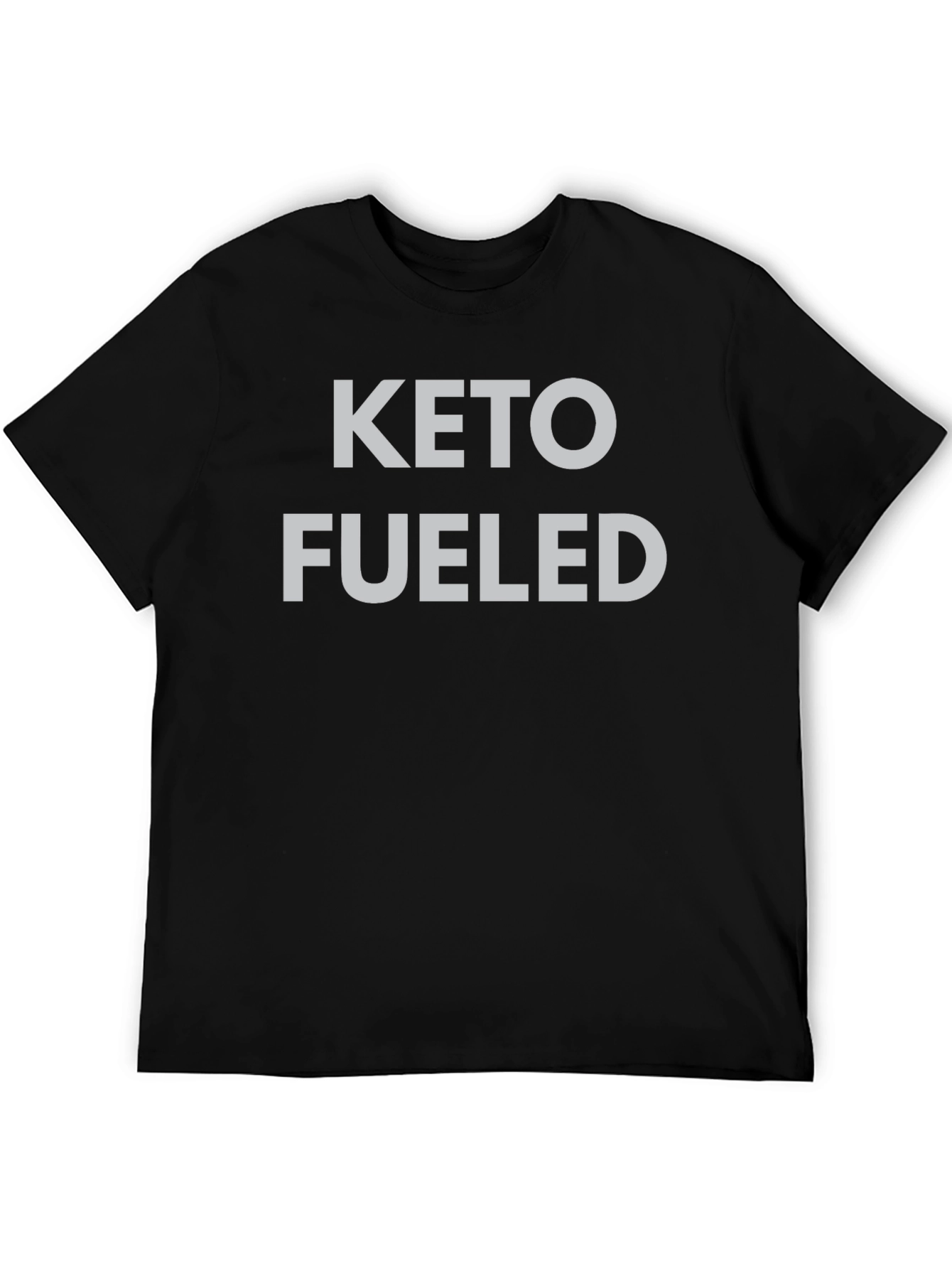 Keto Fueled Black T-Shirt - Fitness Apparel