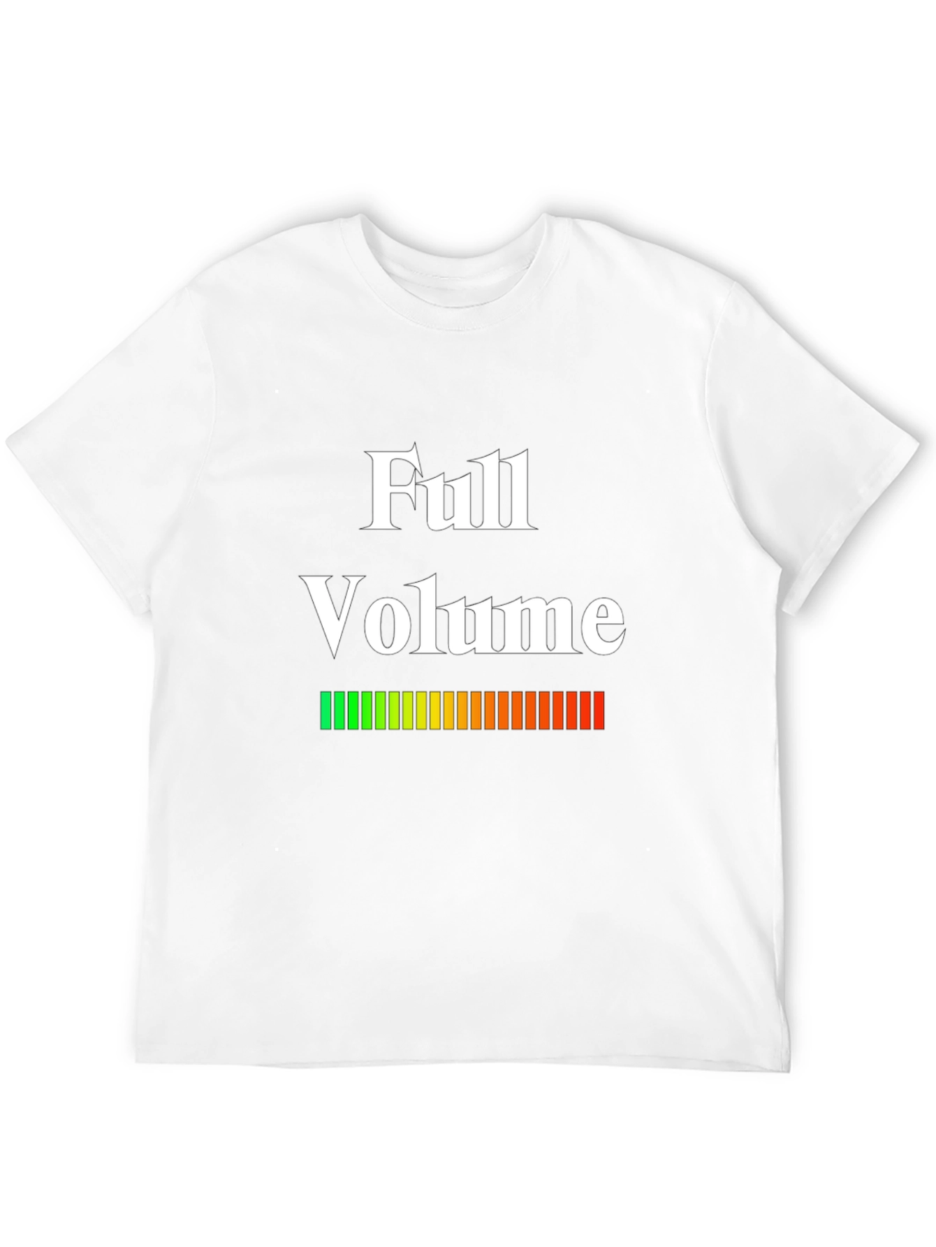 Full Volume Graphic Print Black T-Shirt