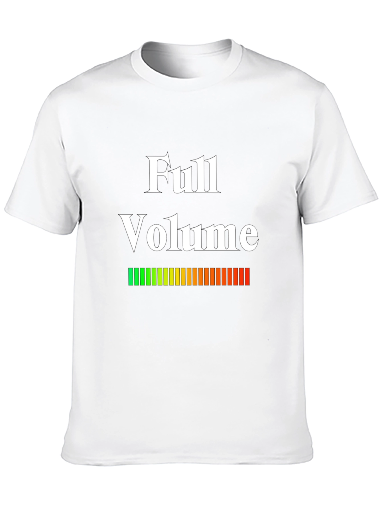 Full Volume Graphic Print Black T-Shirt