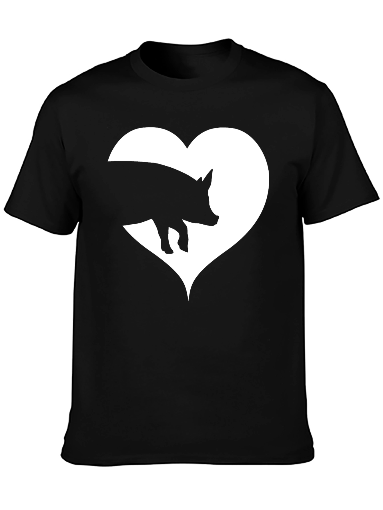 Pig Heart T-Shirt - Farm Animal Tee