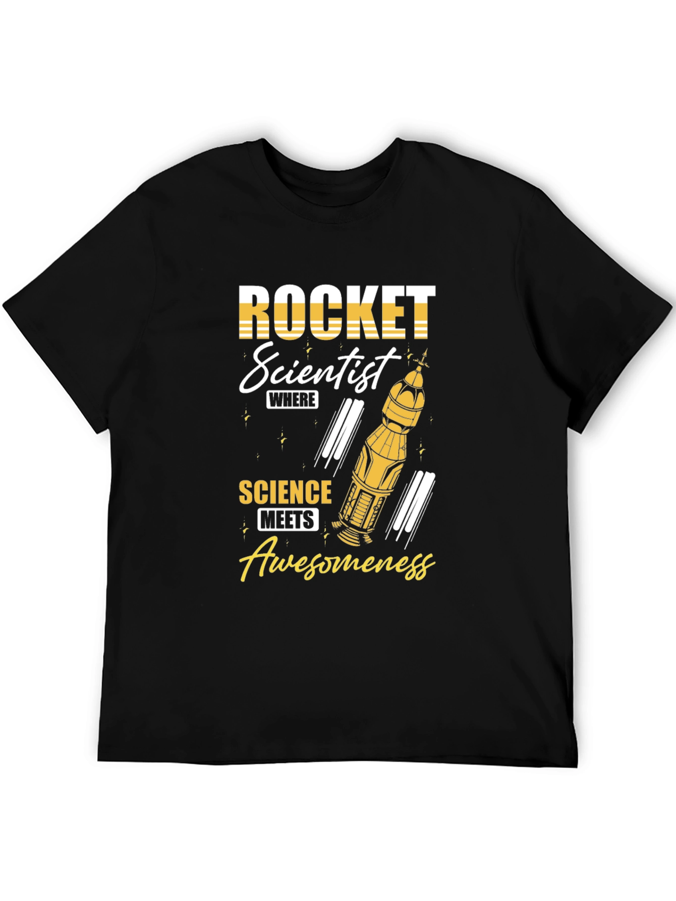 Rocket Scientist Graphic Tee - Science Awesomeness T-Shirt