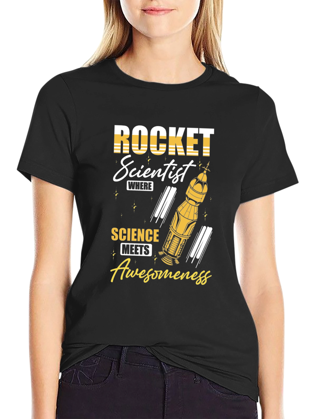 Rocket Scientist Graphic Tee - Science Awesomeness T-Shirt