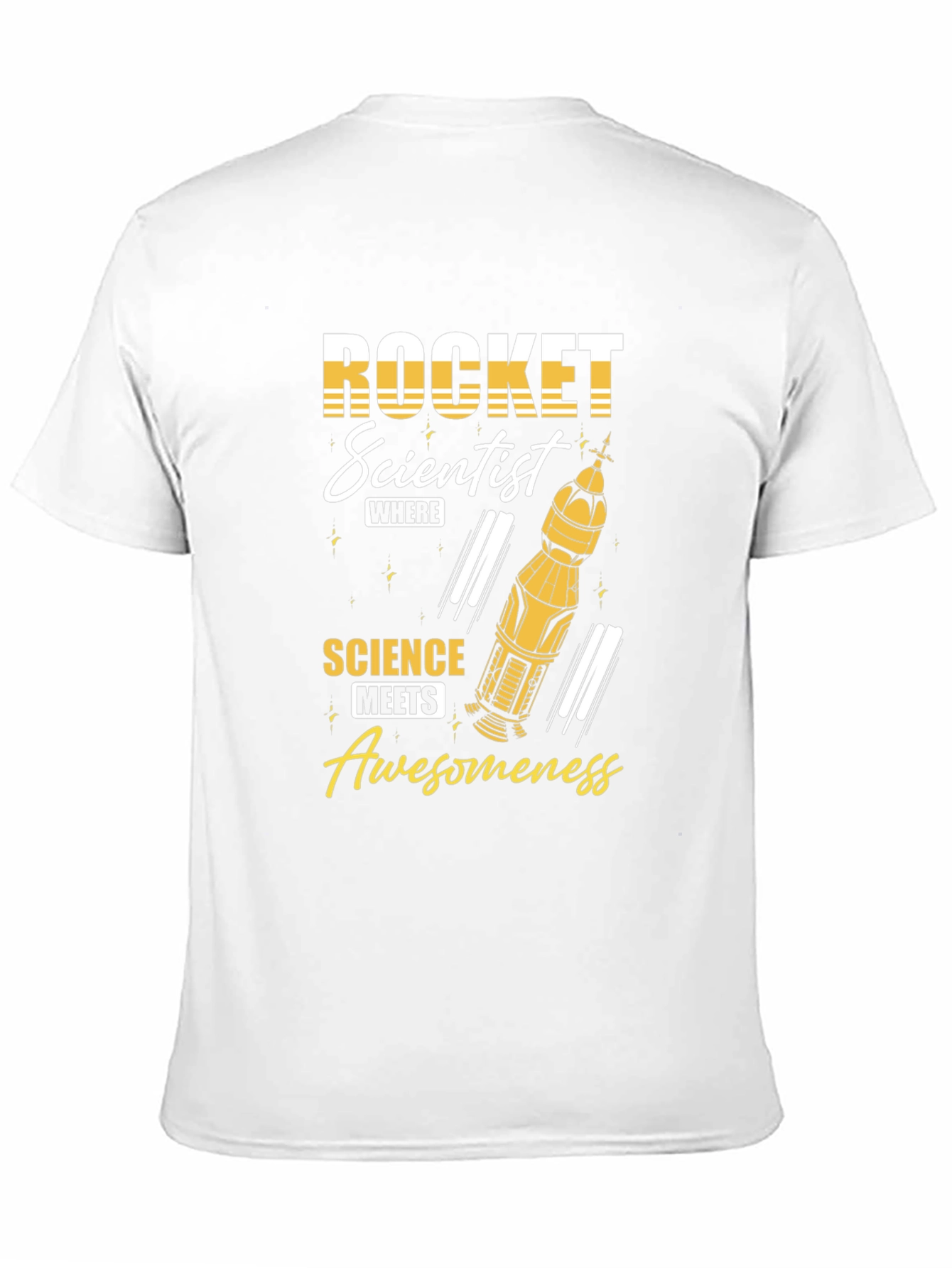 Rocket Scientist Graphic Tee - Science Awesomeness T-Shirt