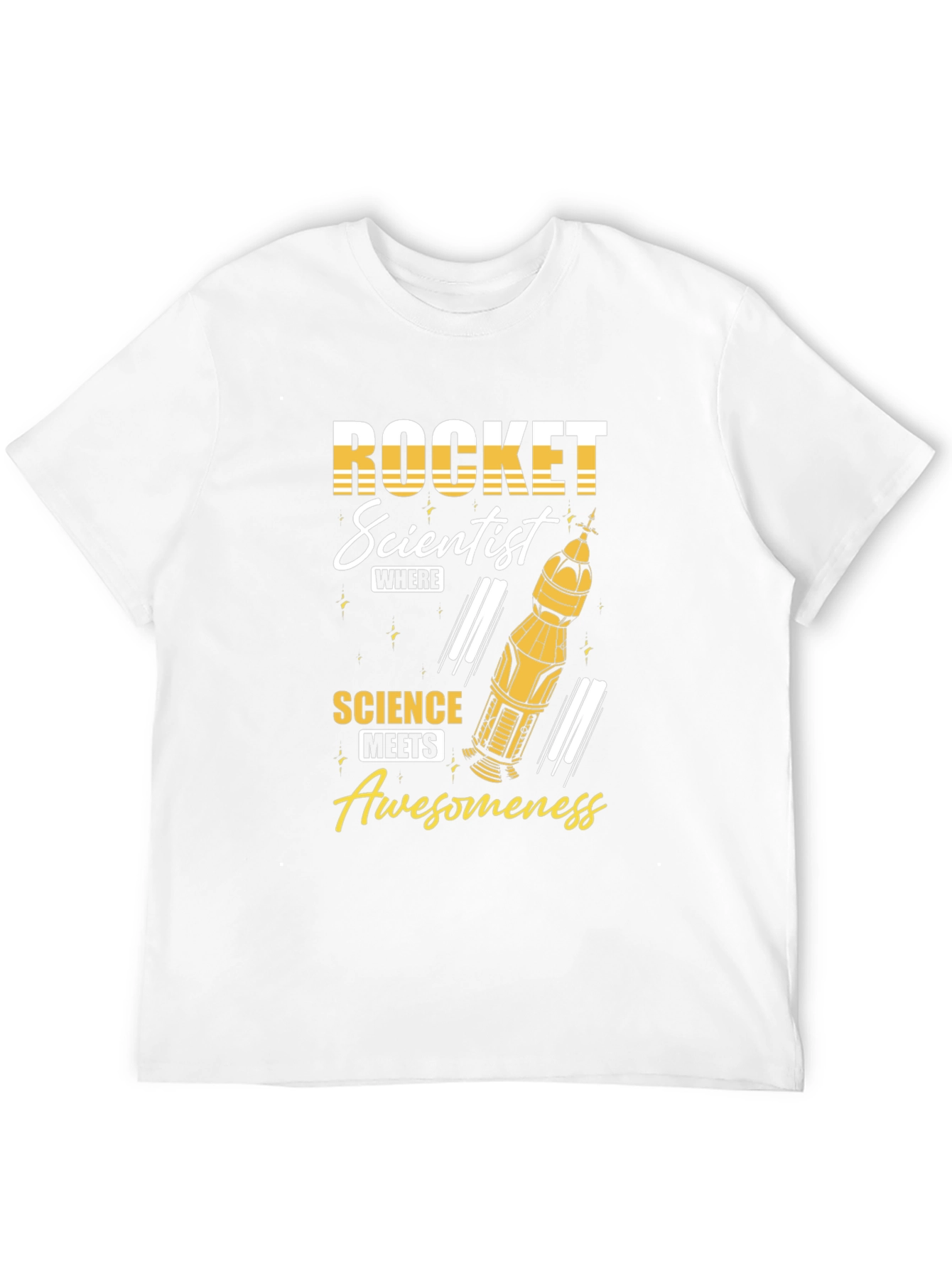 Rocket Scientist Graphic Tee - Science Awesomeness T-Shirt