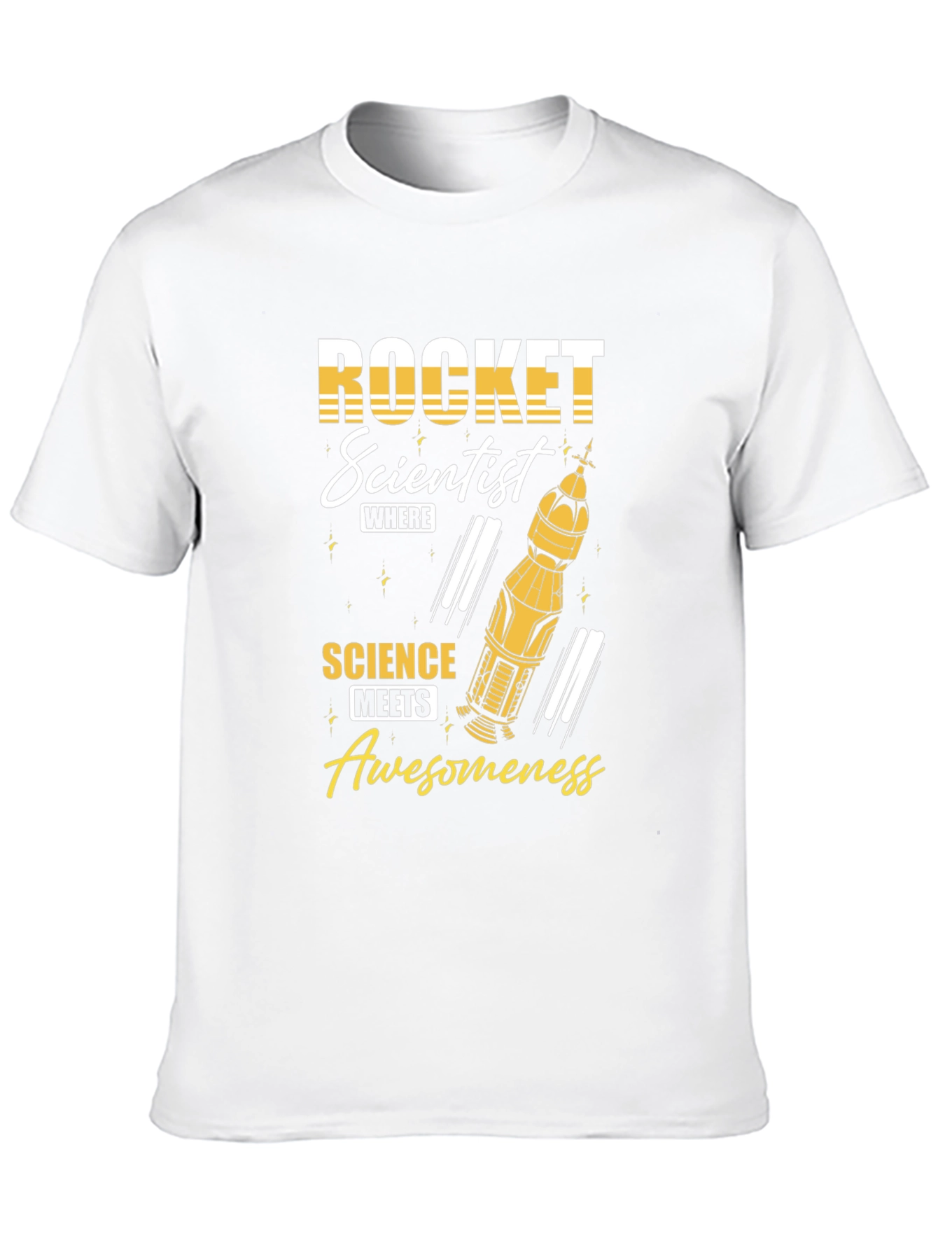 Rocket Scientist Graphic Tee - Science Awesomeness T-Shirt
