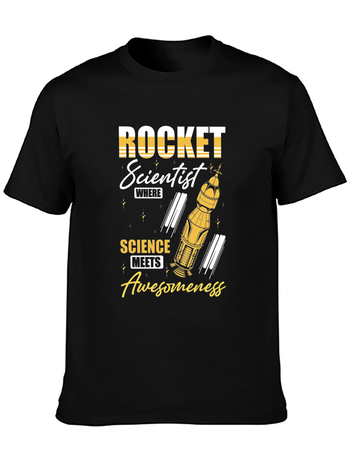 Rocket Scientist Graphic Tee - Science Awesomeness T-Shirt