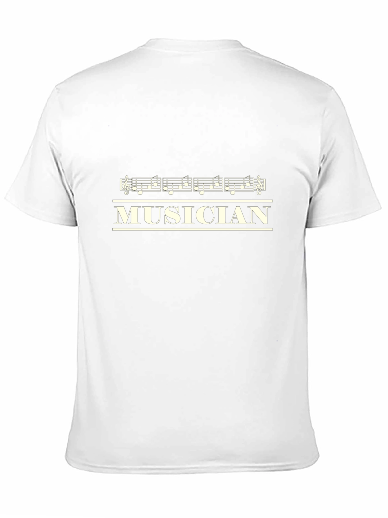 Musician Score Graphic Black T-Shirt