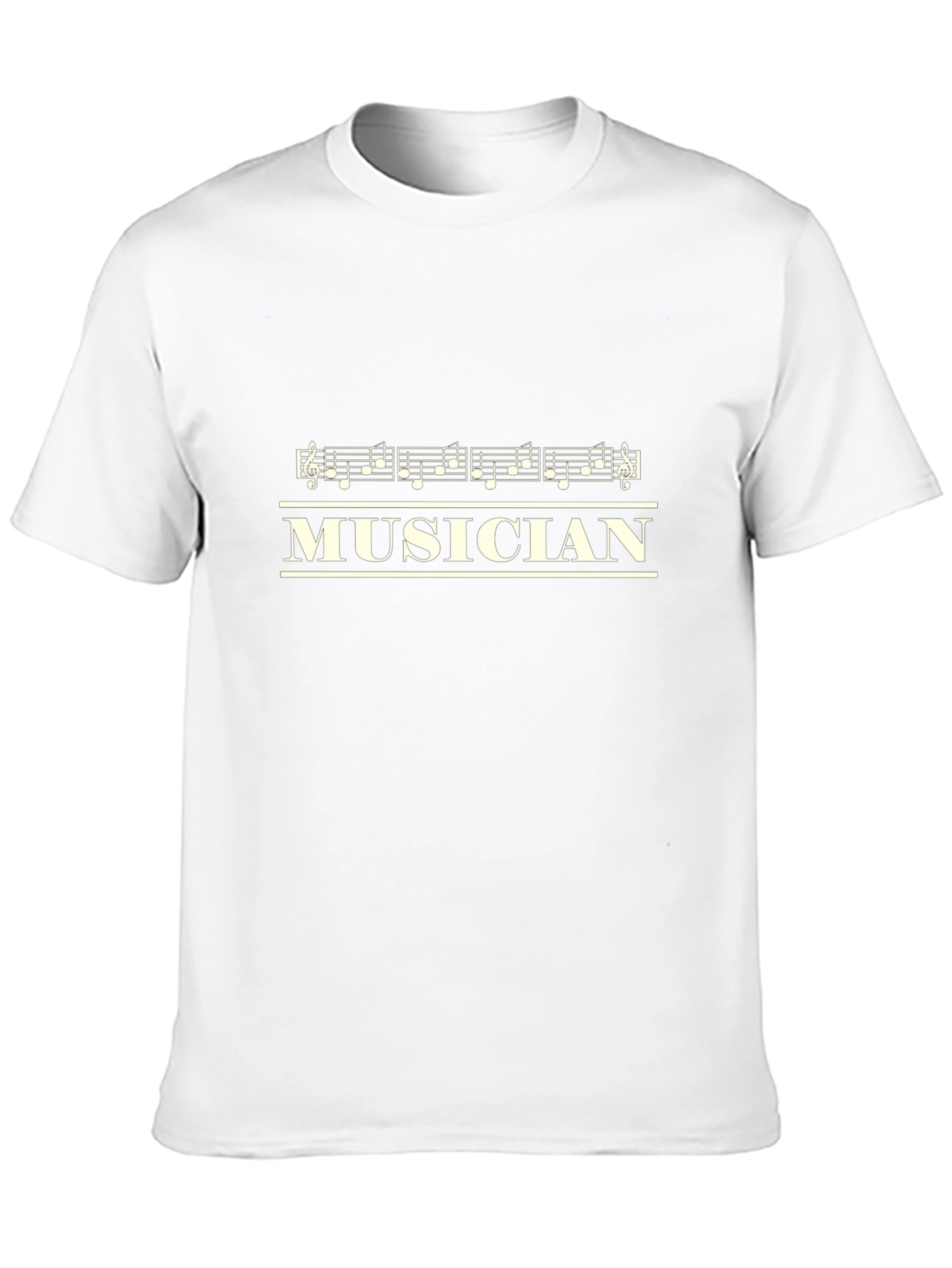 Musician Score Graphic Black T-Shirt