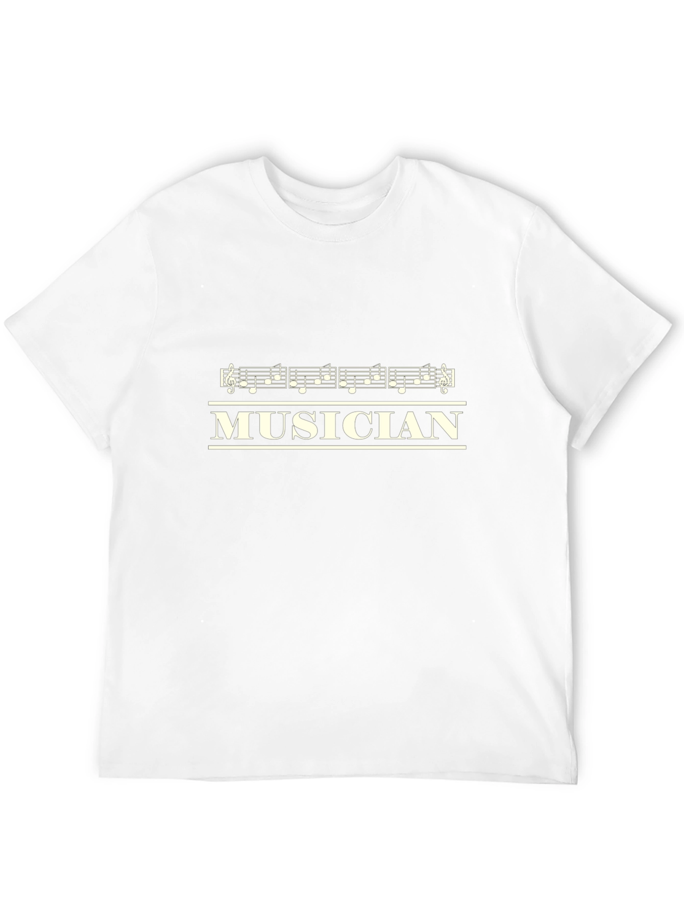 Musician Score Graphic Black T-Shirt