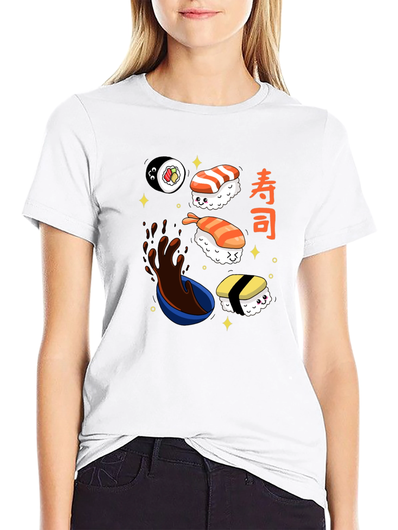 Sushi Lovers T-Shirt - Kawaii Style!
