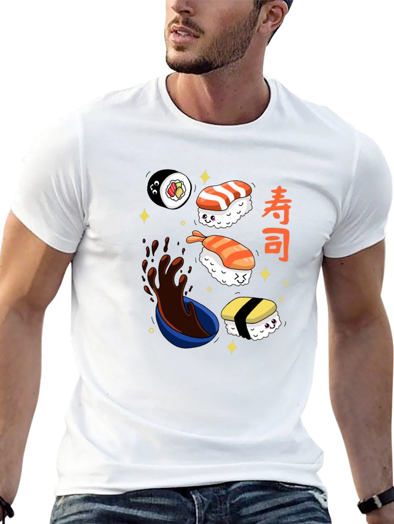Sushi Lovers T-Shirt - Kawaii Style!