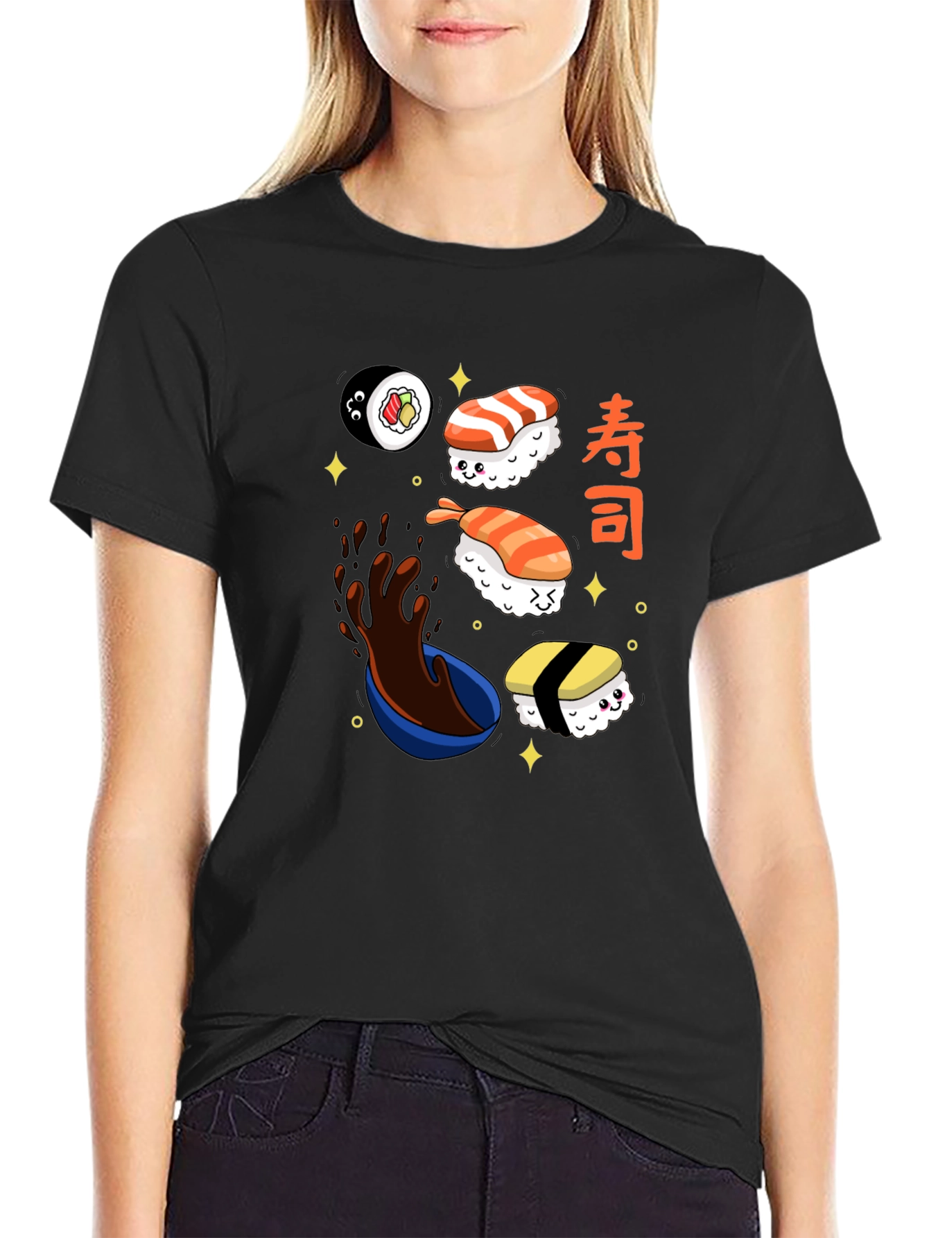 Sushi Lovers T-Shirt - Kawaii Style!