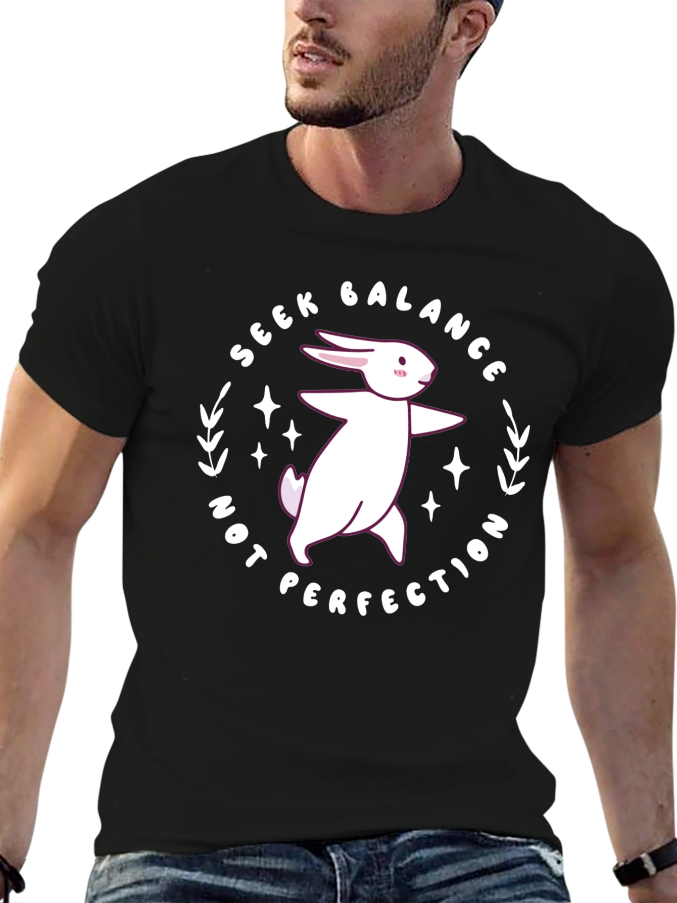Seek Balance Rabbit Graphic Tee