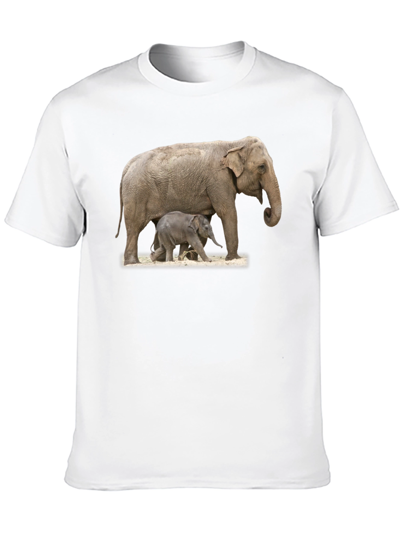 Elephant Family Graphic Tee