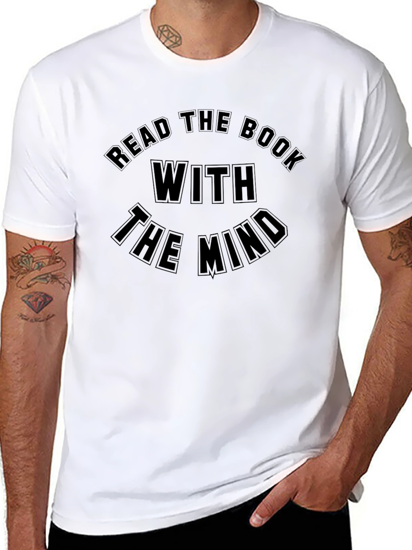 Read The Book With The Mind Graphic T-Shirt